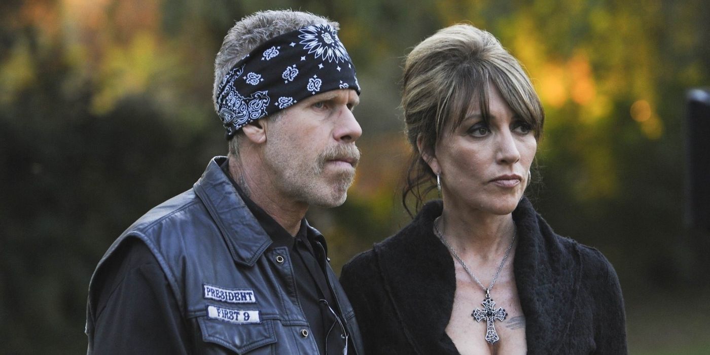 Sons of Anarchy - Clay Morrow and Gemma Teller