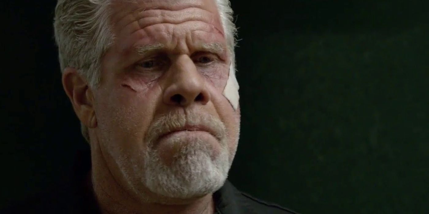 Sons of Anarchy - Clay Morrow close up shot