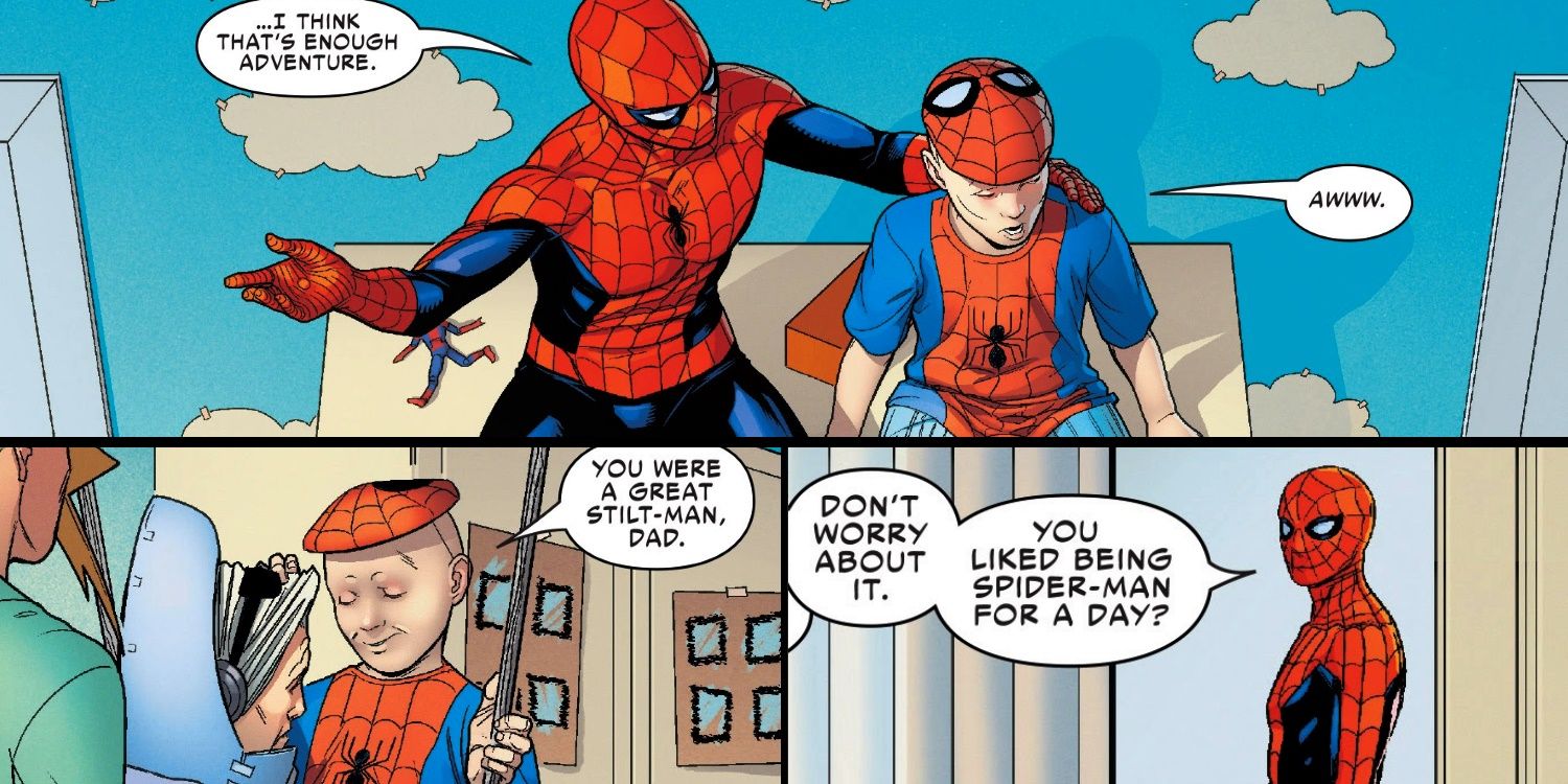 Spider-Man Comic Cancer Patient Sidekick