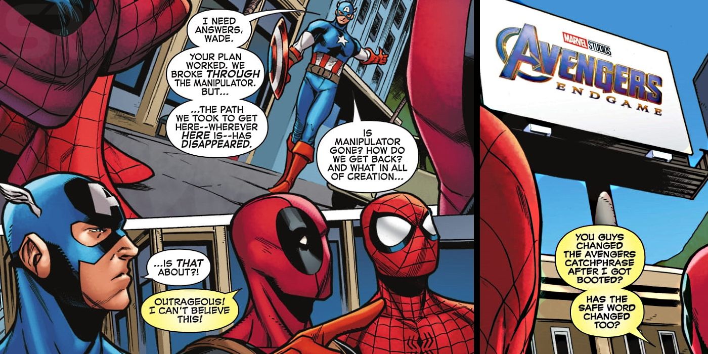 Spider-Man Deadpool Comic Avengers Endgame Movie