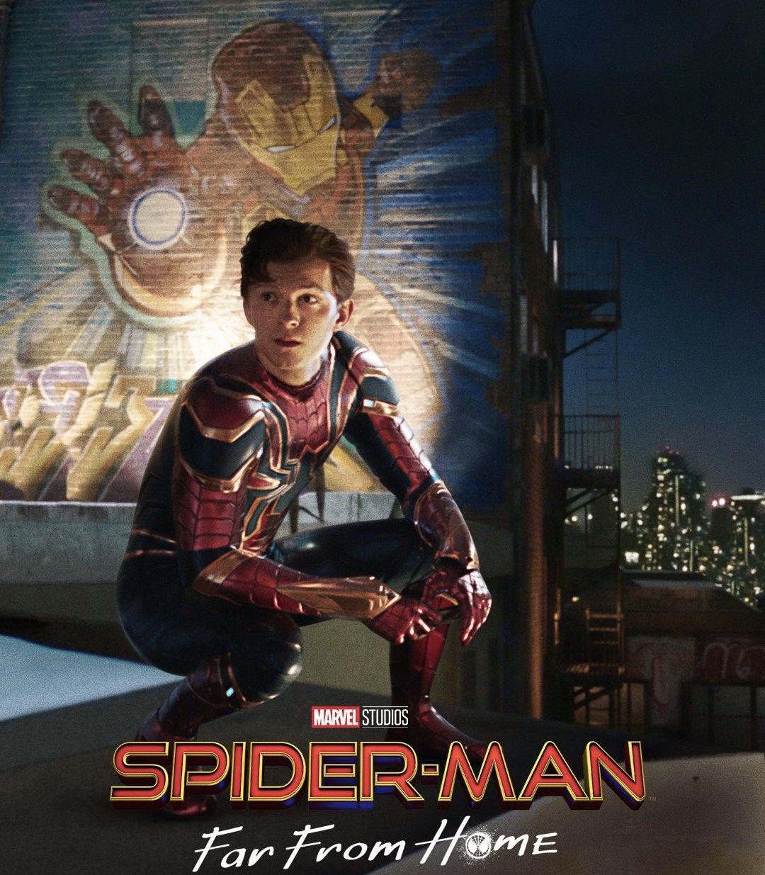 Spider-Man Far From Home Iron Man Poster Vertical
