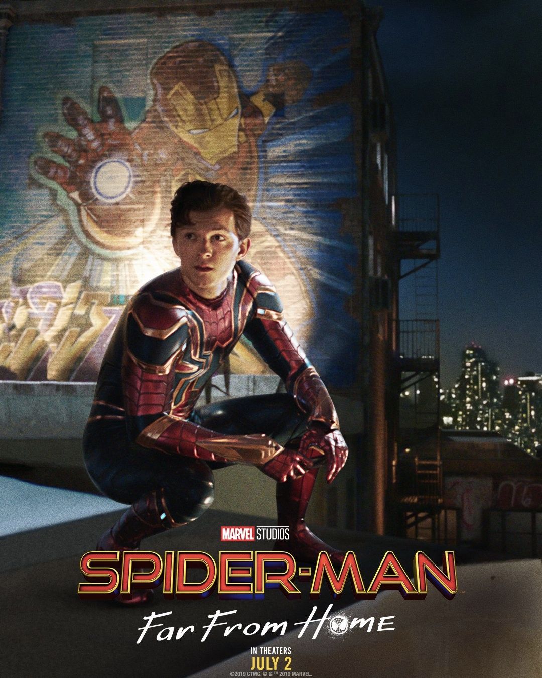 Spider-Man Far From Home Iron Man Poster