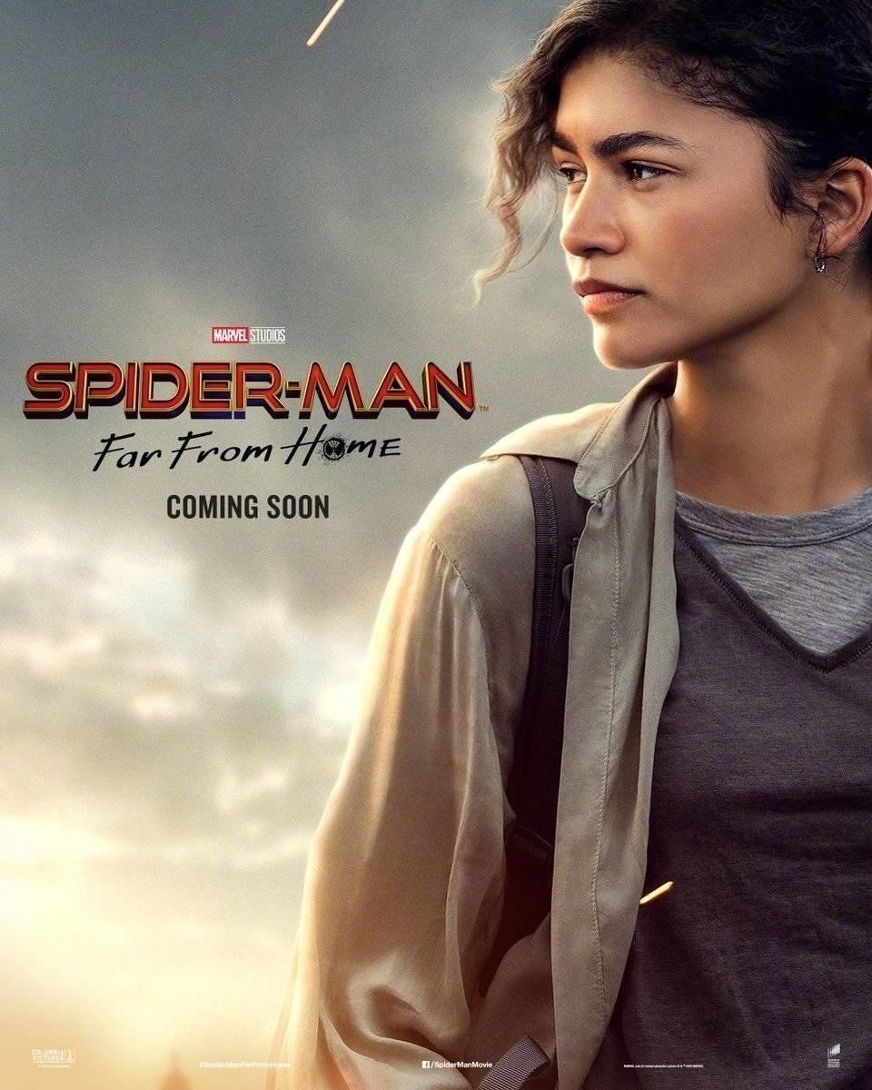 Spider-Man Far From Home Poster MJ