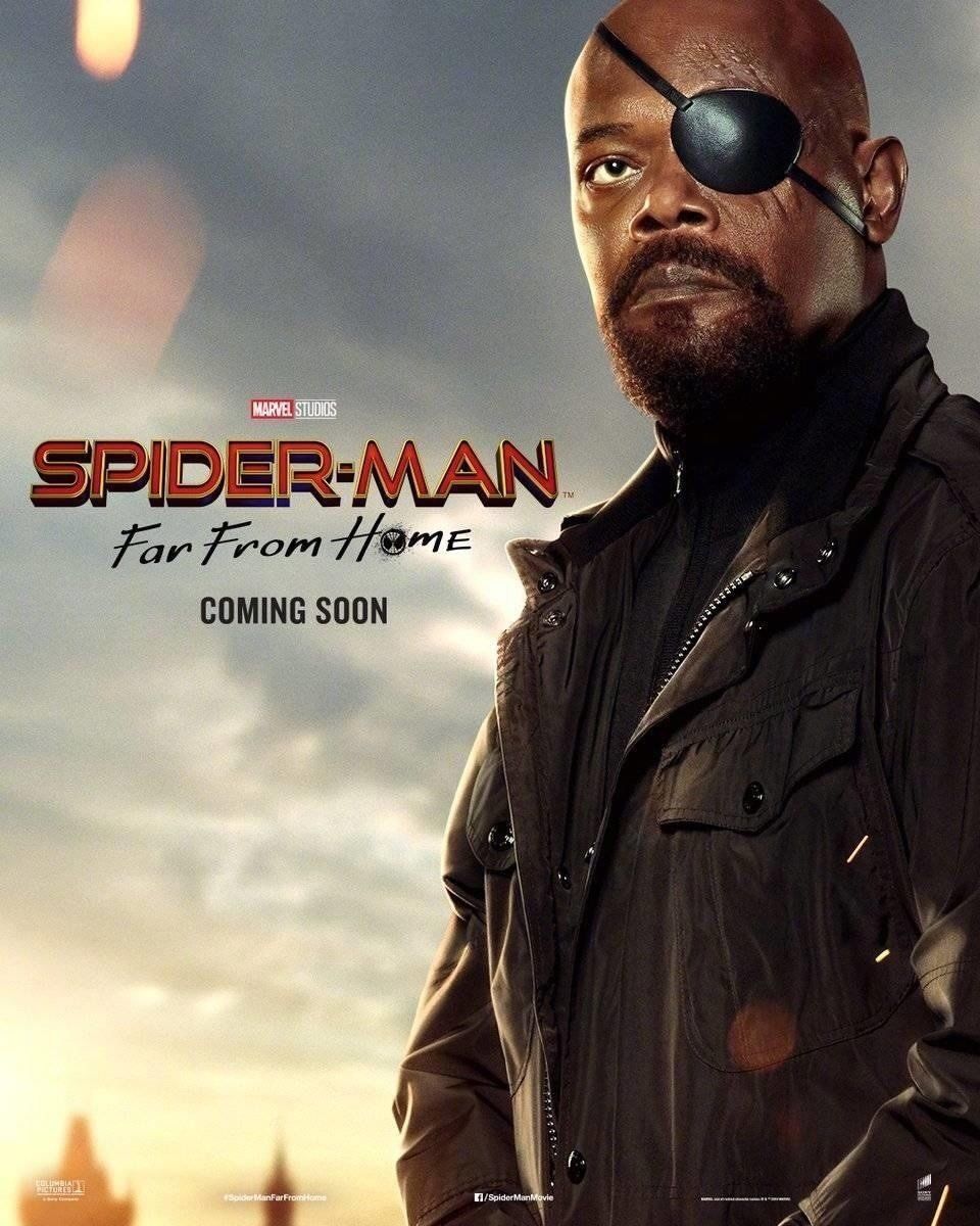 Spider-Man Far From Home Poster Nick Fury