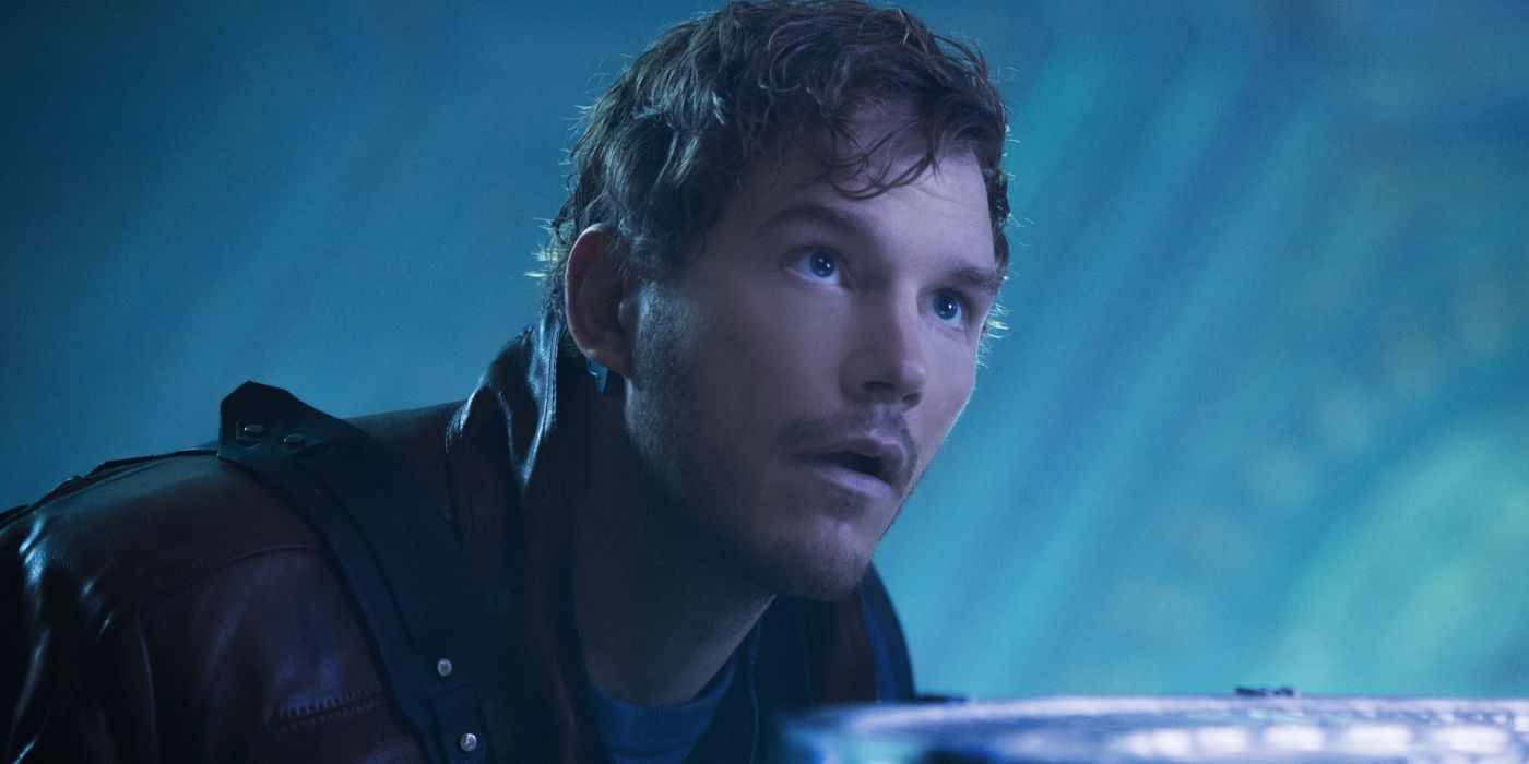 Star-Lord in the opening scene of Guardians of the Galaxy