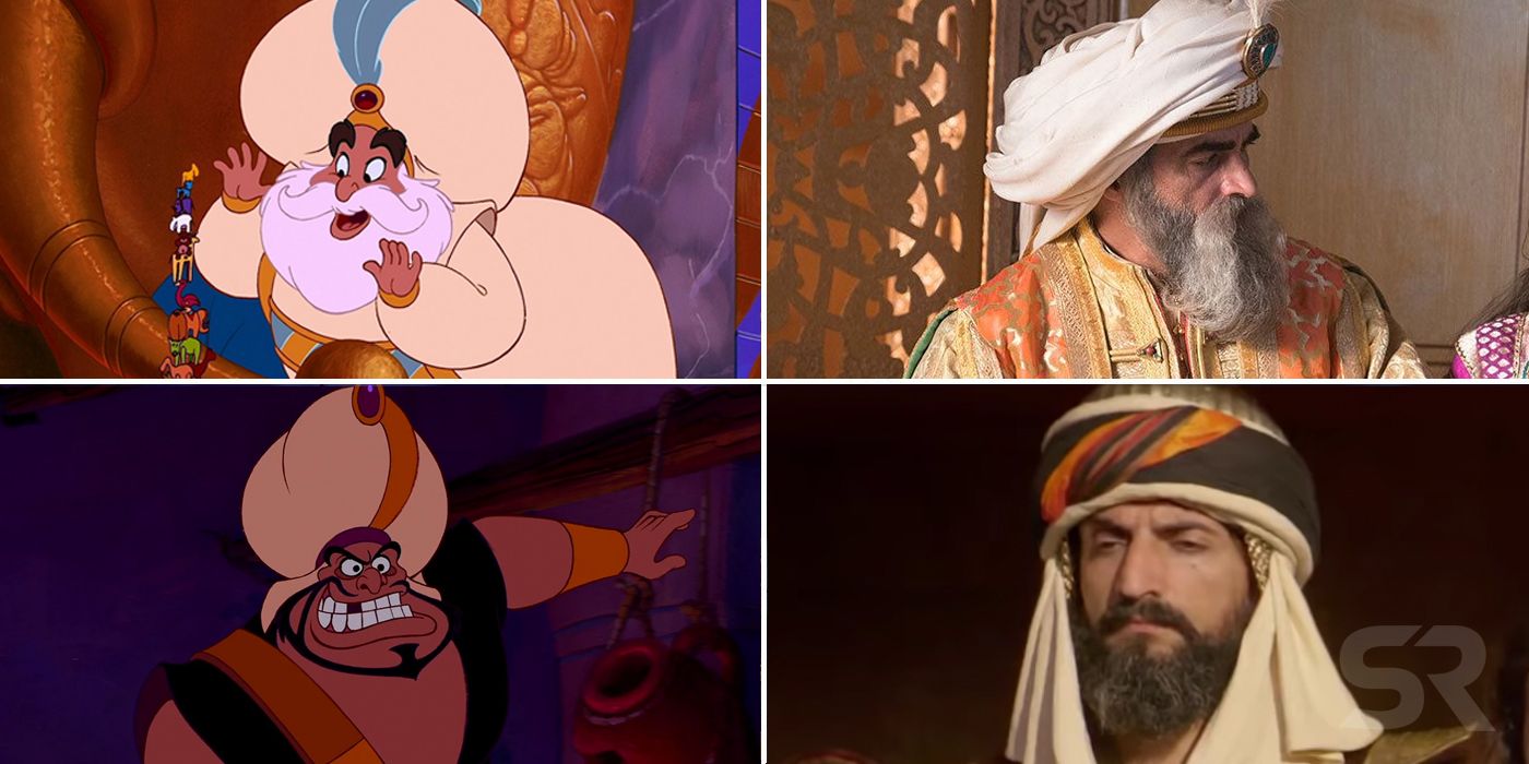 Supporting Cast in Aladdin 1992 and 2019