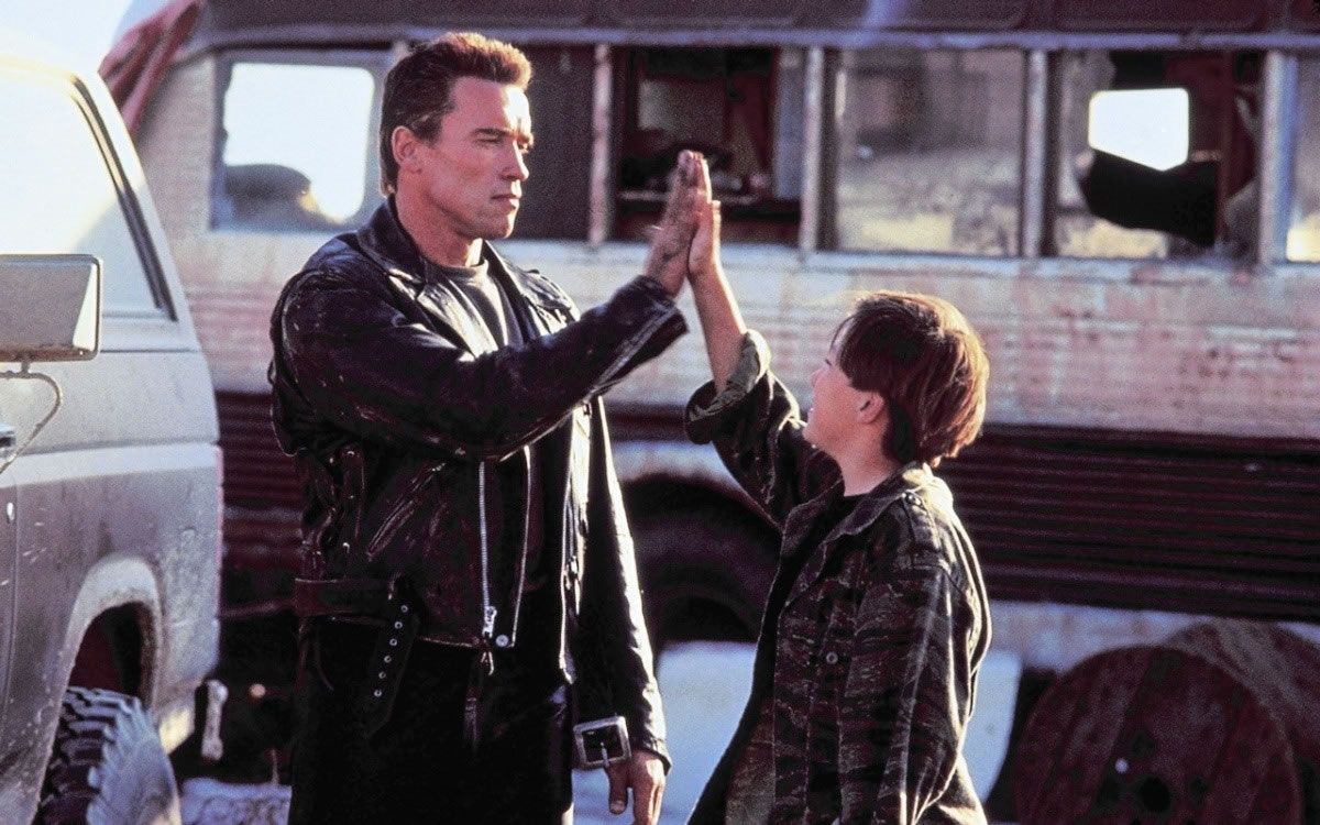 T-800 and John Connor from Terminator 2 Judgment Day