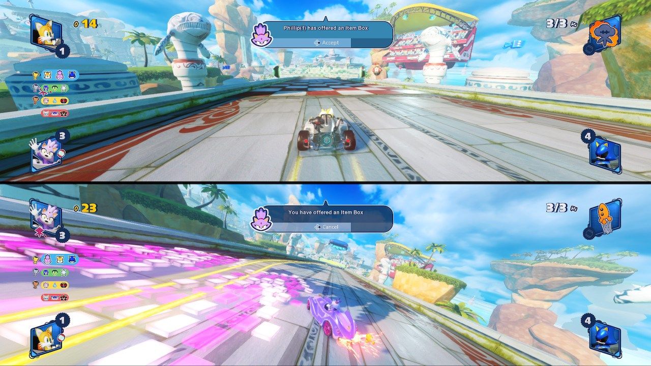 Team Sonic Racing Local Multiplayer