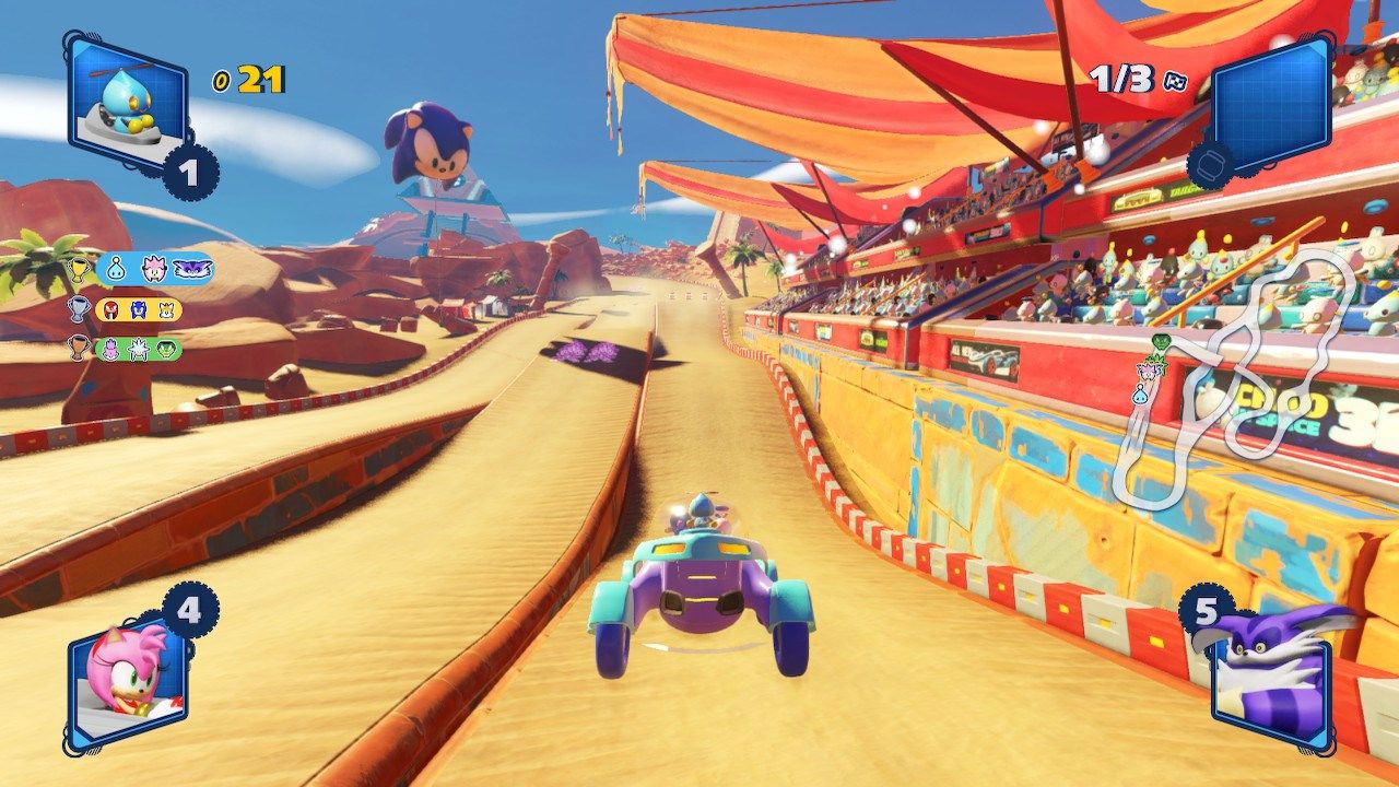 Team Sonic Racing Sand Road