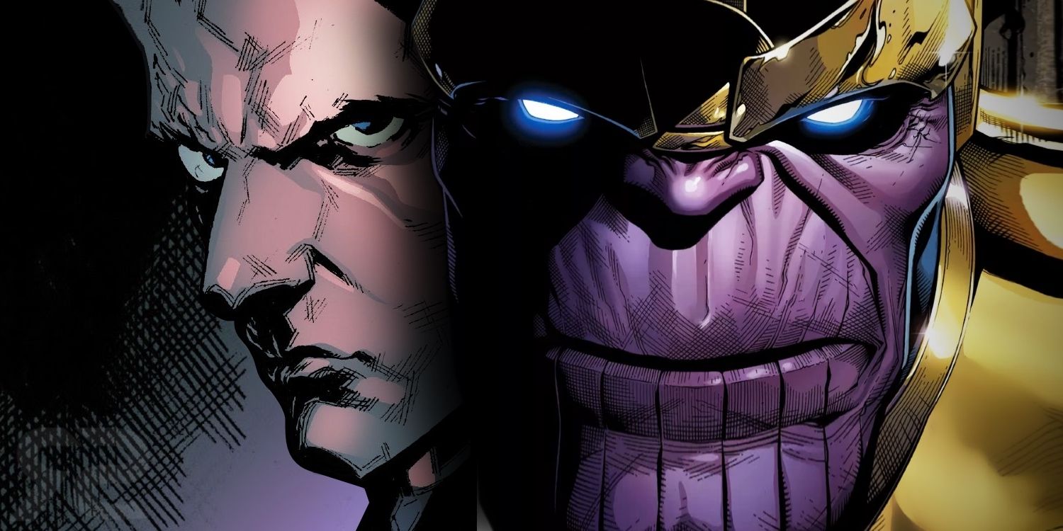 Thanos Back in Brother Starfox Body Comic