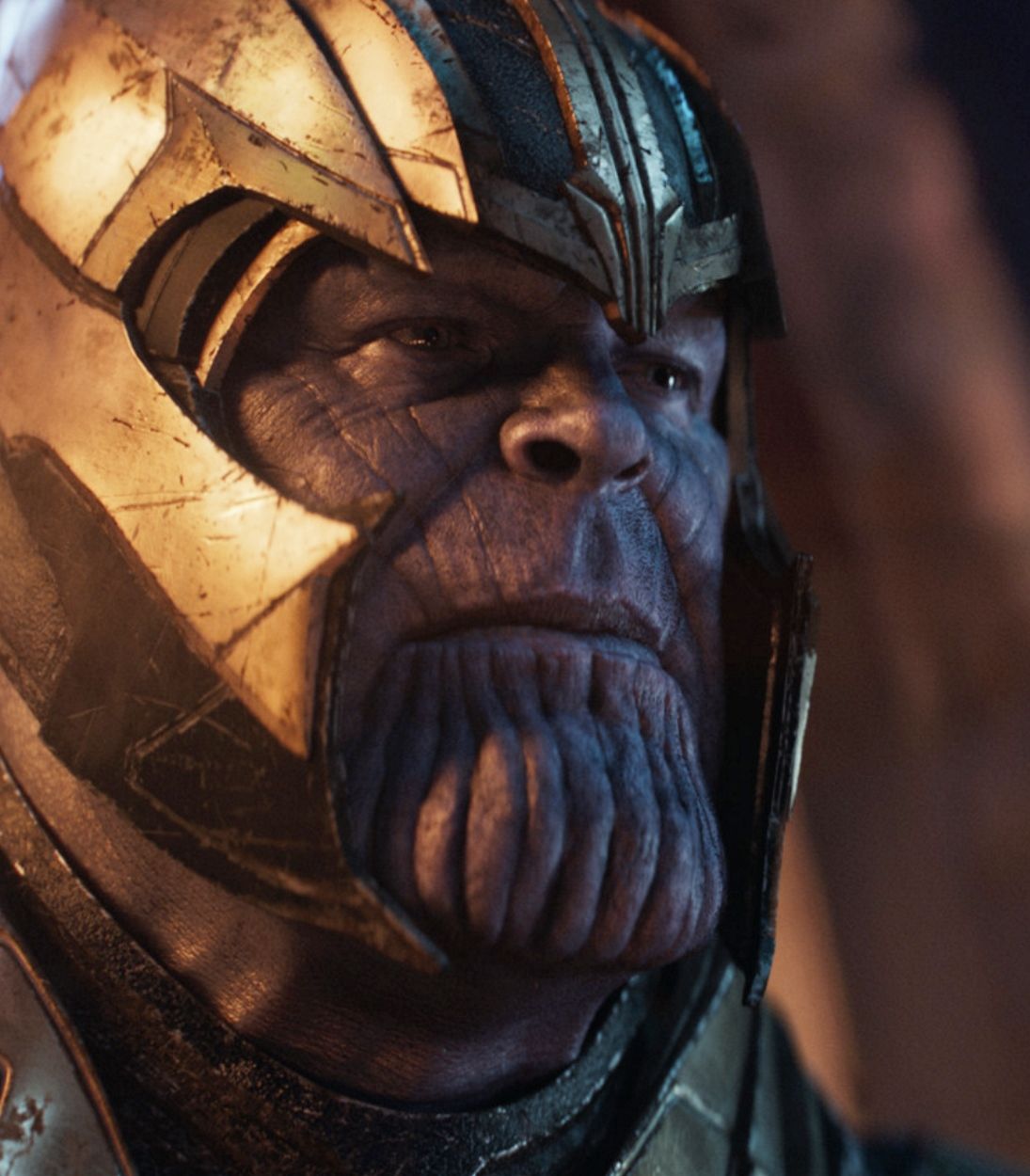 Thanos Face Helmet Vertical