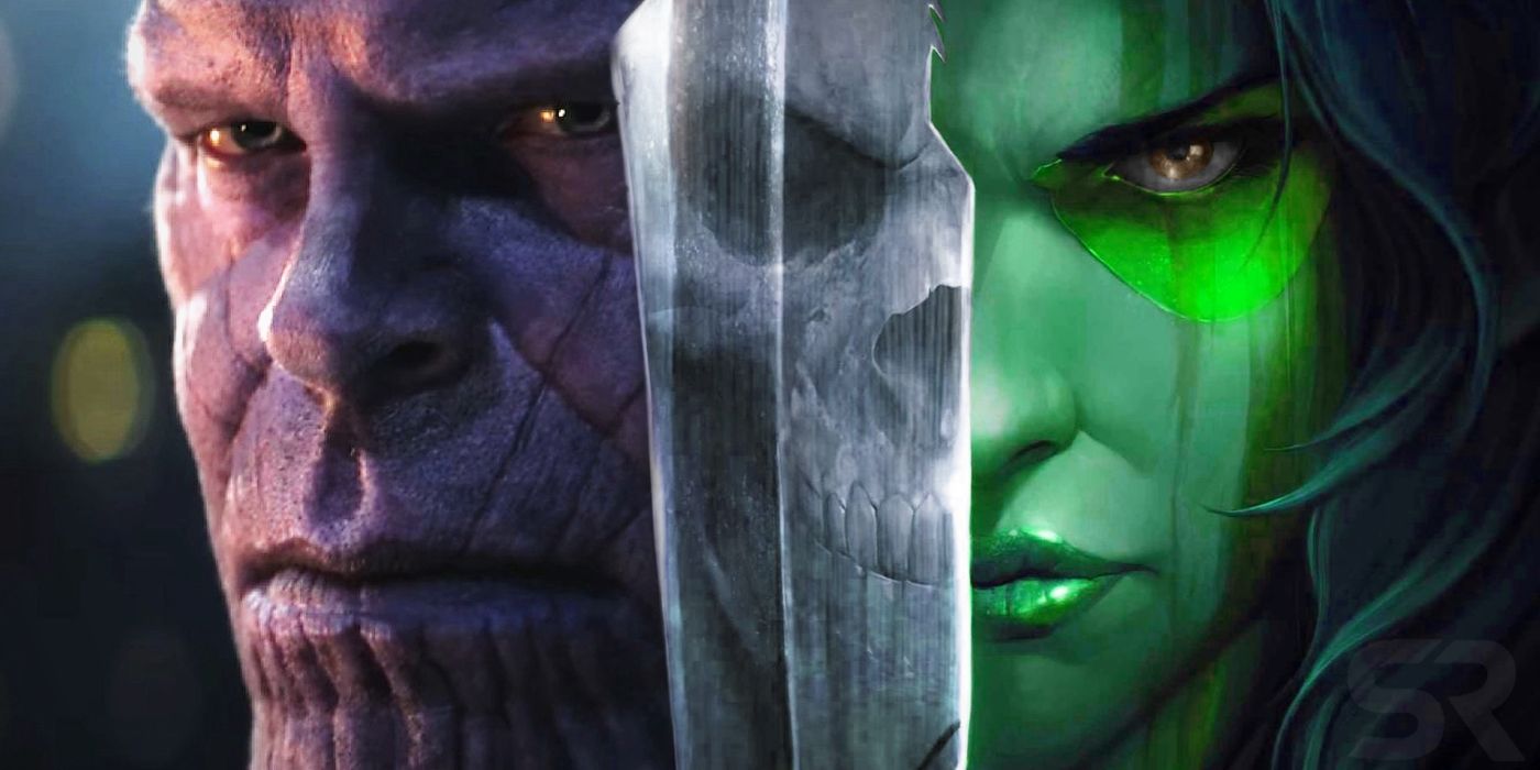 Thanos and Gamora Faces