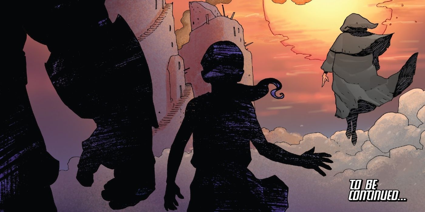 Thanos and Gamora Watch Lady Death