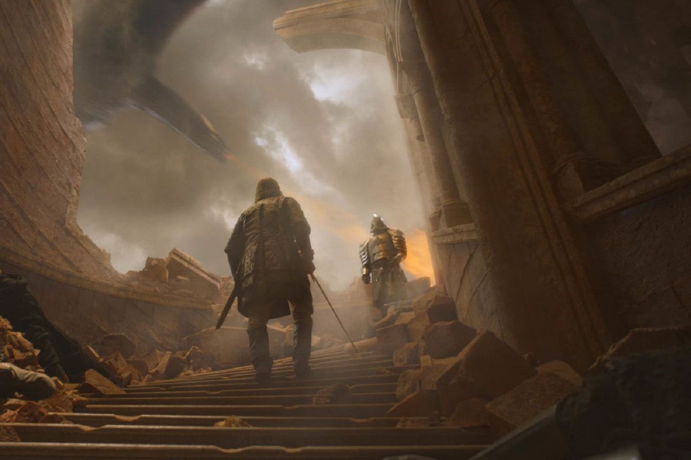 The Hound faces off against the Mountain in the Game of Thrones finale