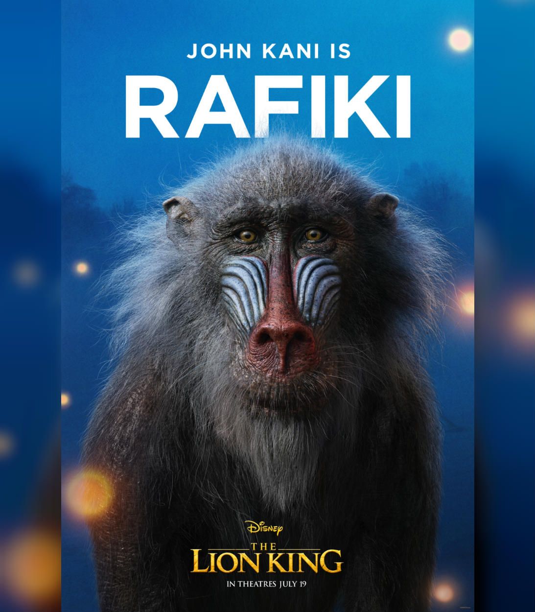The Lion King Character Posters Rafiki Vertical