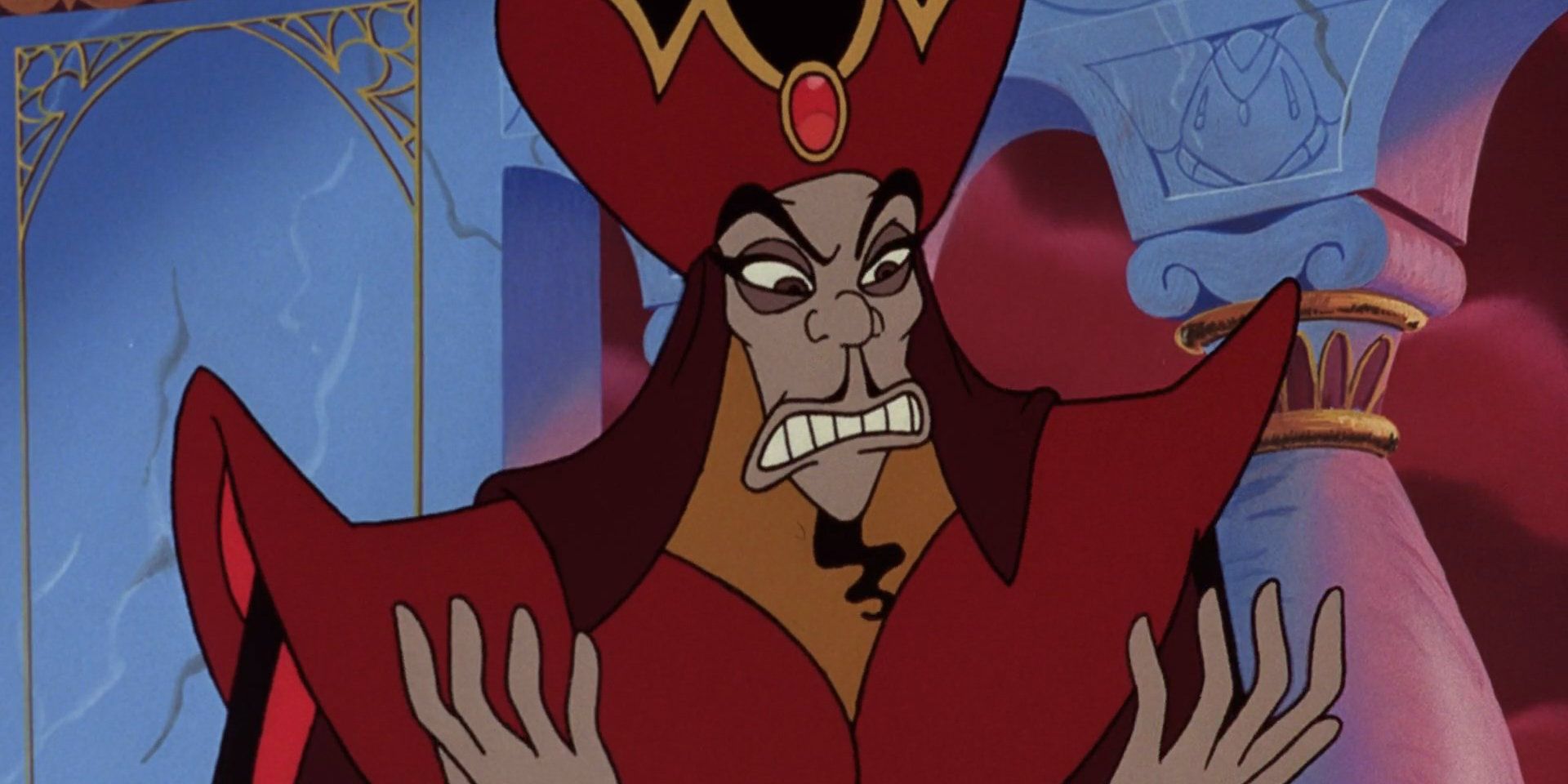 Jafar looking annoyed in The Return of Jafar.