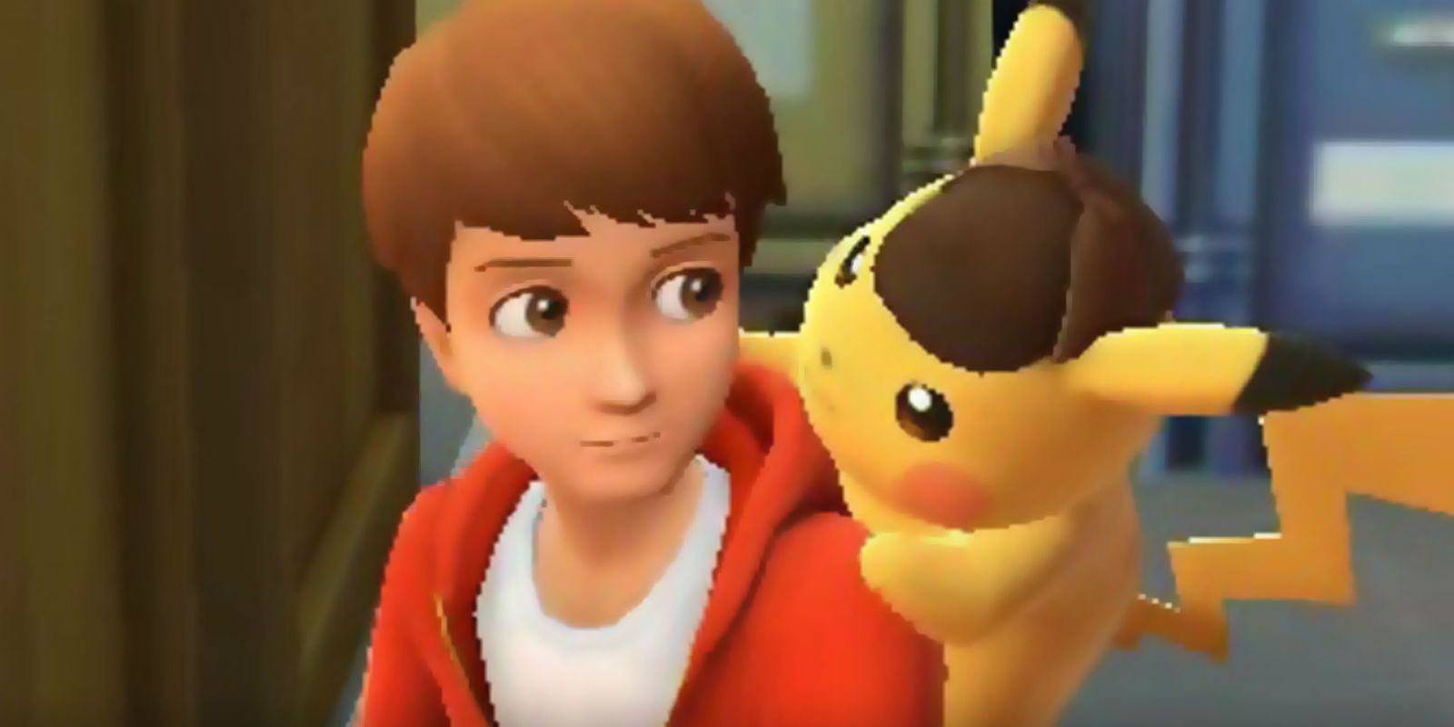 Tim and Detective Pikachu in Game