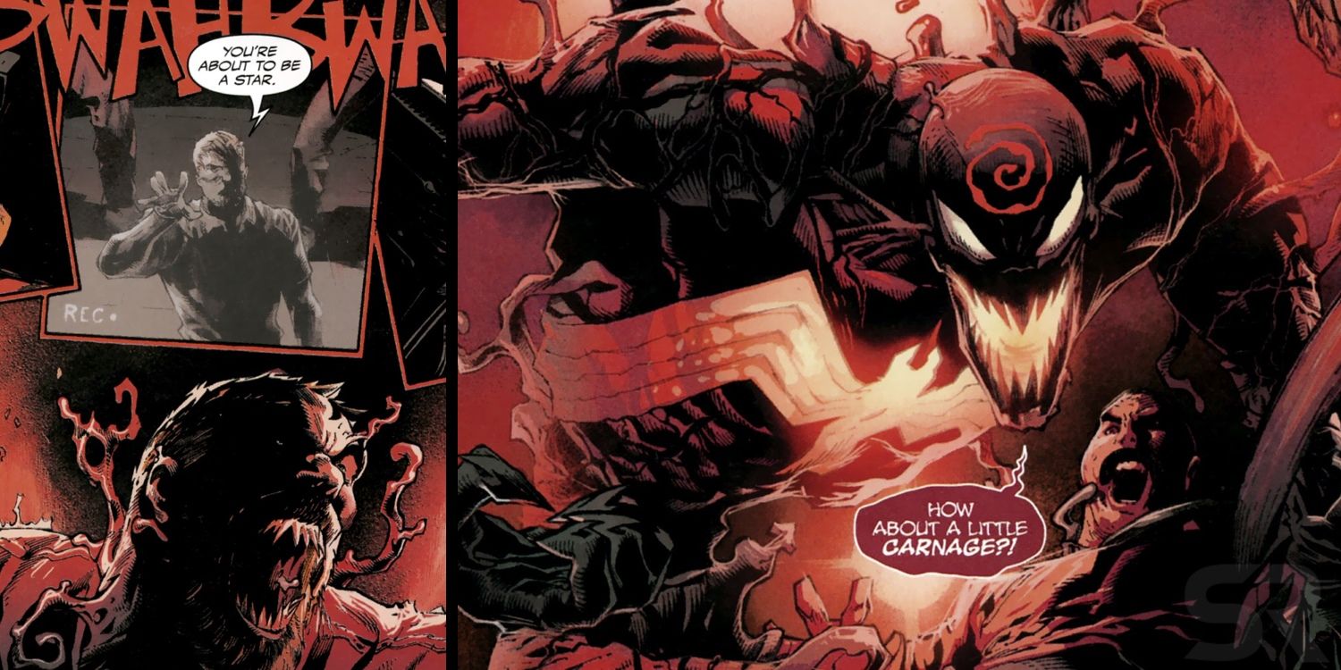 Venom Becomes Carnage in Marvel Comic
