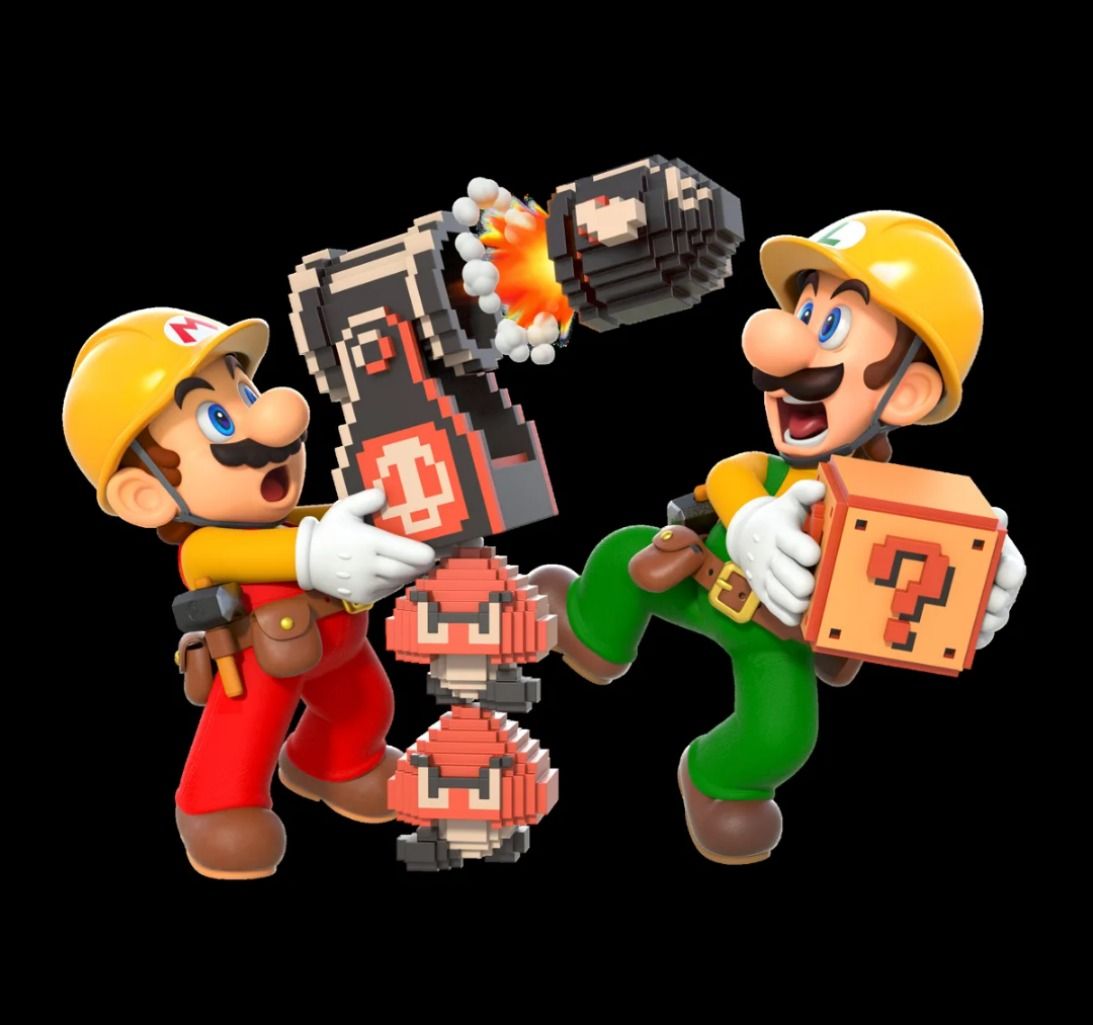 Vertical Super Mario Maker 2 Multiplayer
