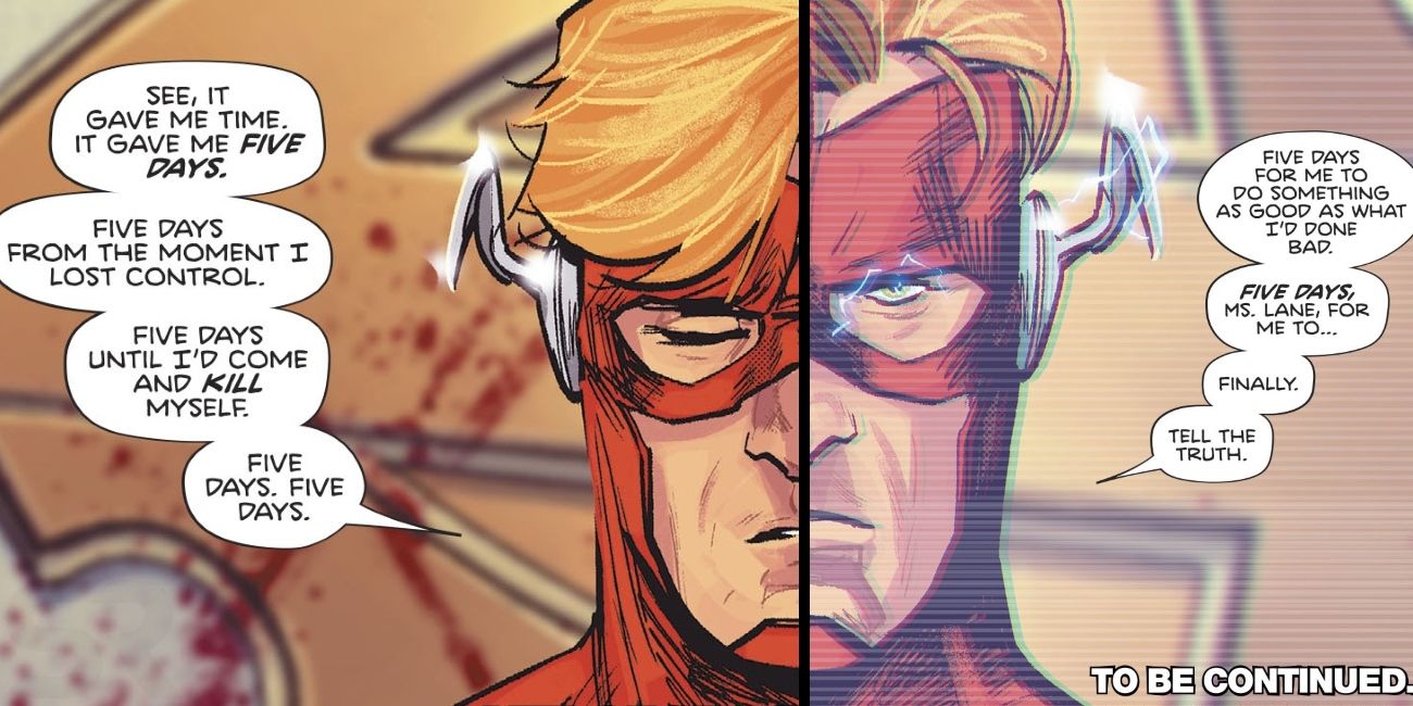 Wally West Flash Heroes in Crisis Death