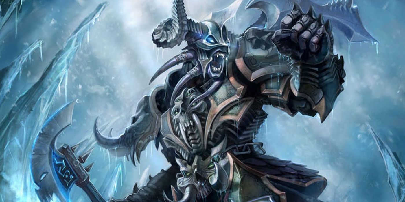 WoW Death Knight art from Wrath of the Lich King