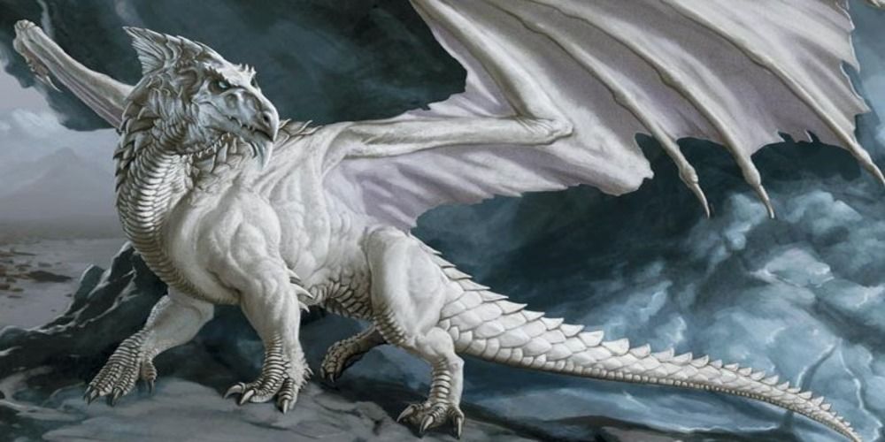 Arauthator the dragon in a Dungeons & Dragons illustration
