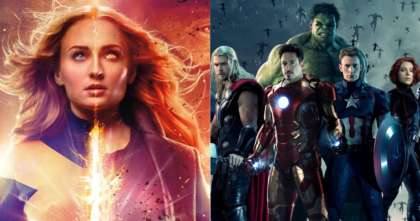 X Men Dark Phoenix and Avengers feature