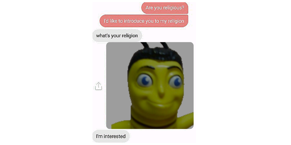 bee movie religion