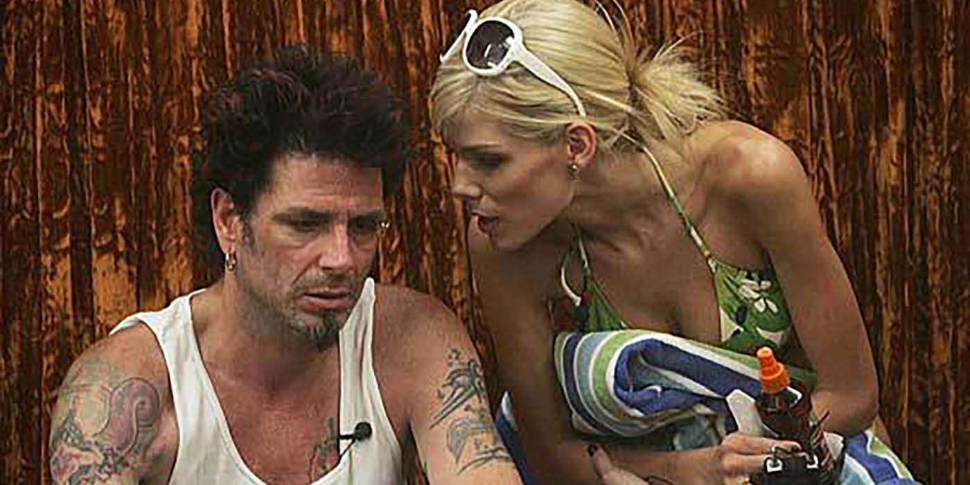 Daniele Donato talks to her father Dick in Big Brother