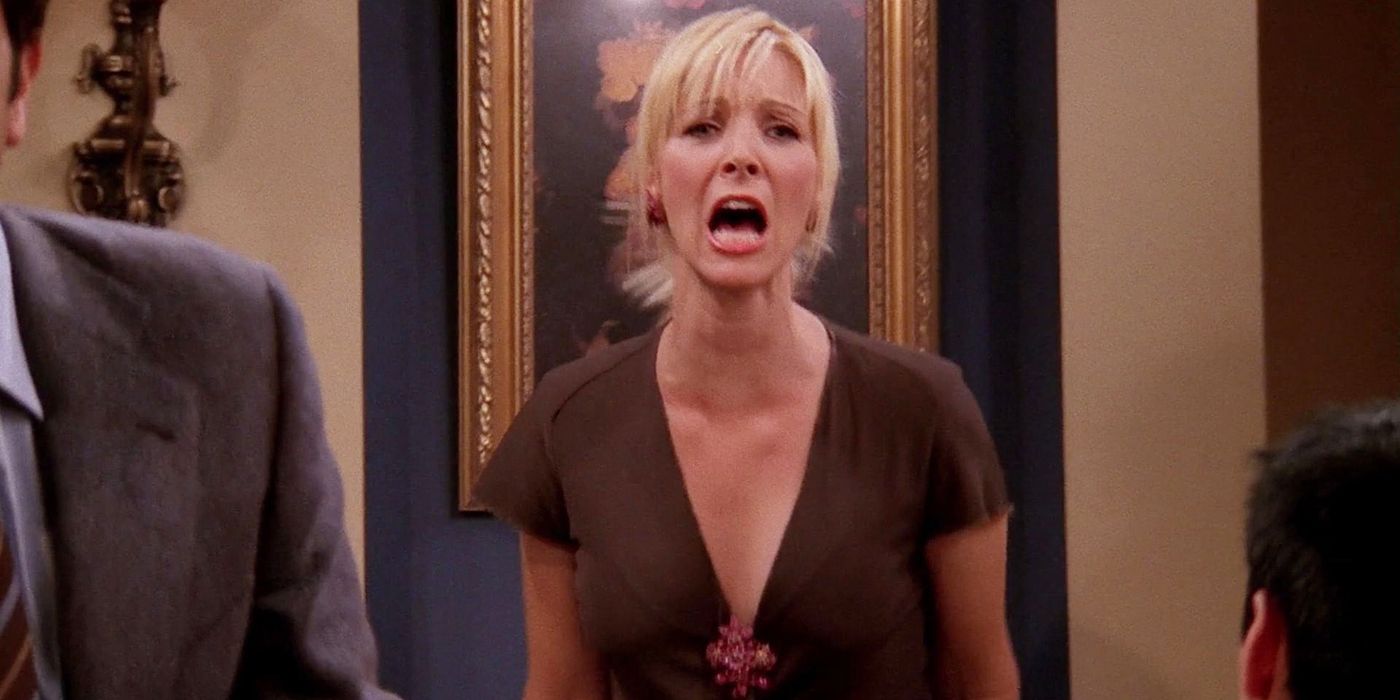 An image of Phoebe yelling in Friends