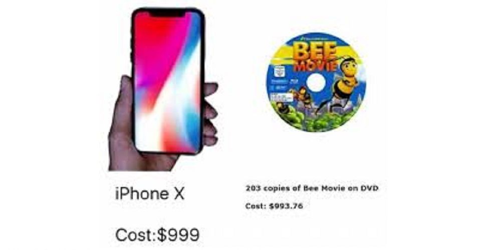 iphone bee movie meme