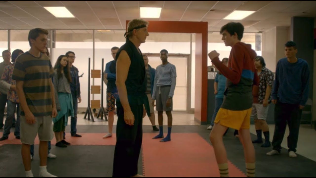 johnny teaching cobra kai