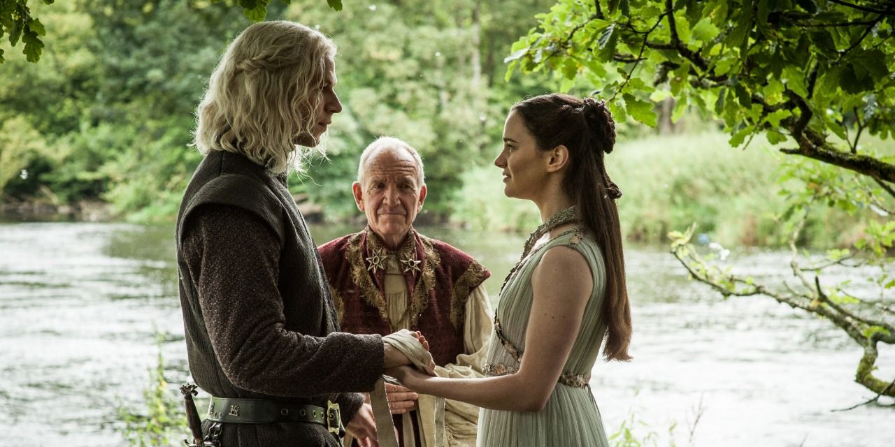 Rhaegar Targaryen and Lyanna Stark in Game of Thrones