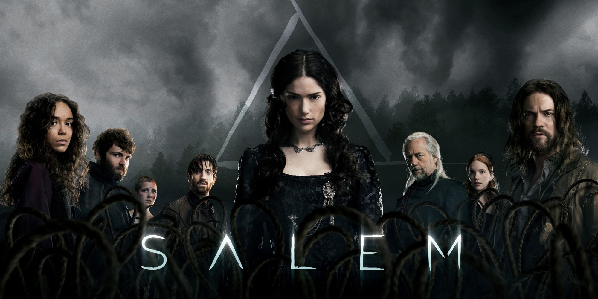 A promotion image of the Salem cast