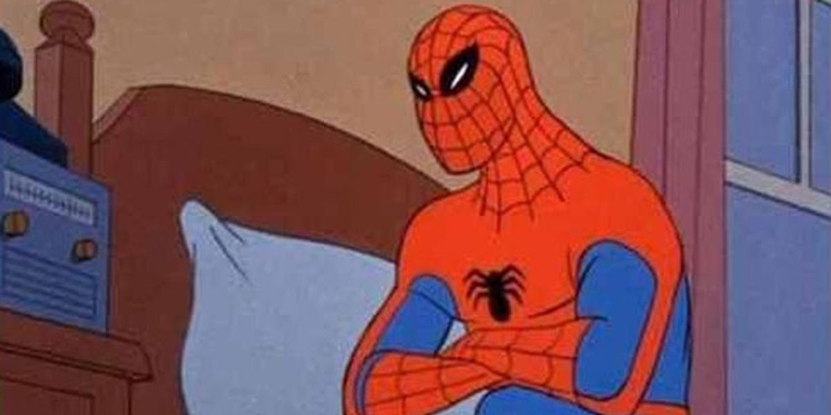 spider  man cartoon meme