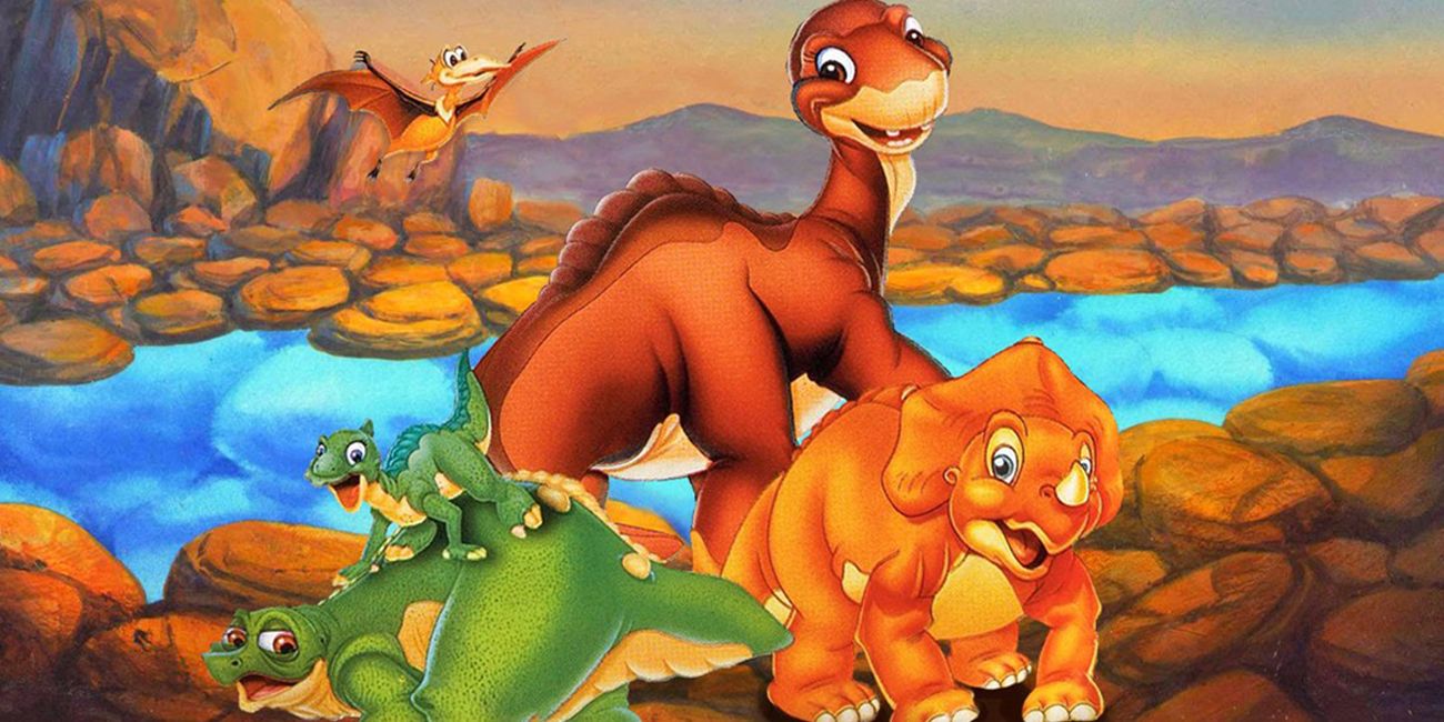 The characters of The Land Before Time movie