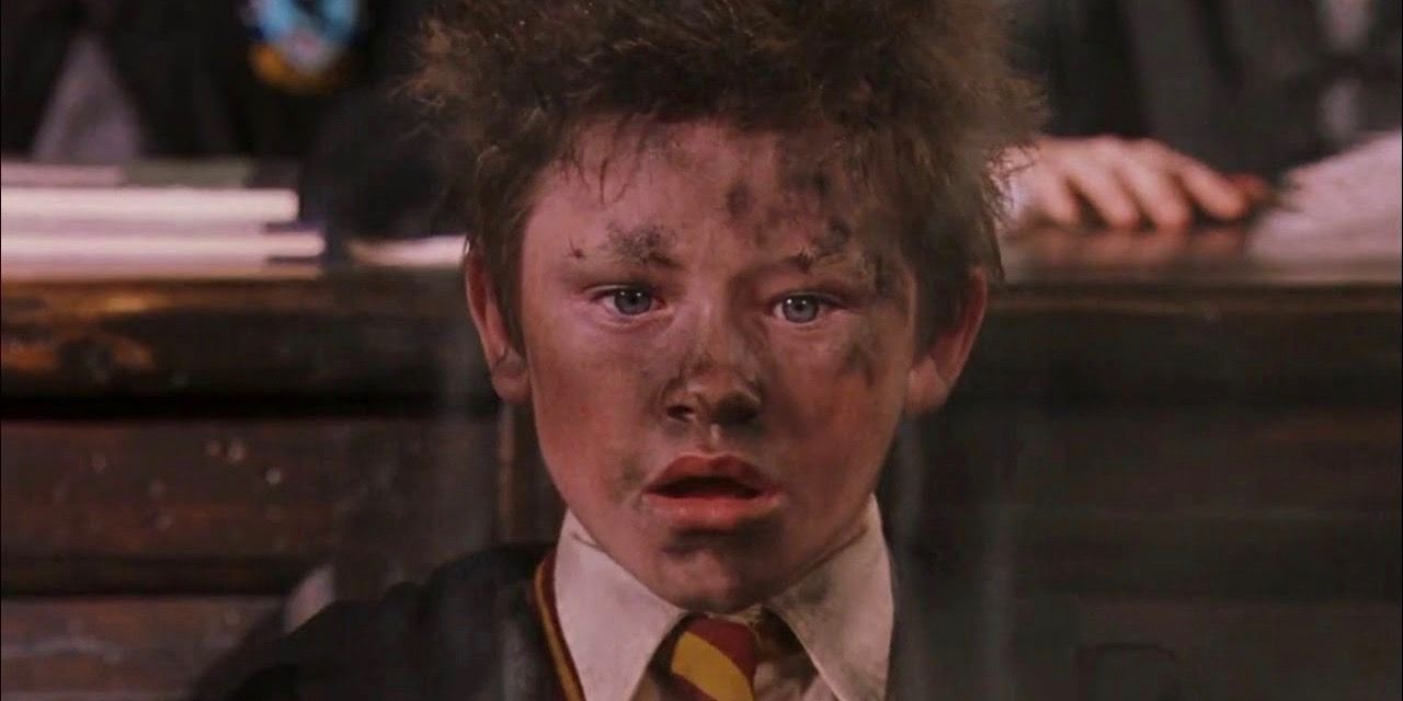 Seamus Finnigan after blowing up his feather in Sorcerer's Stone 