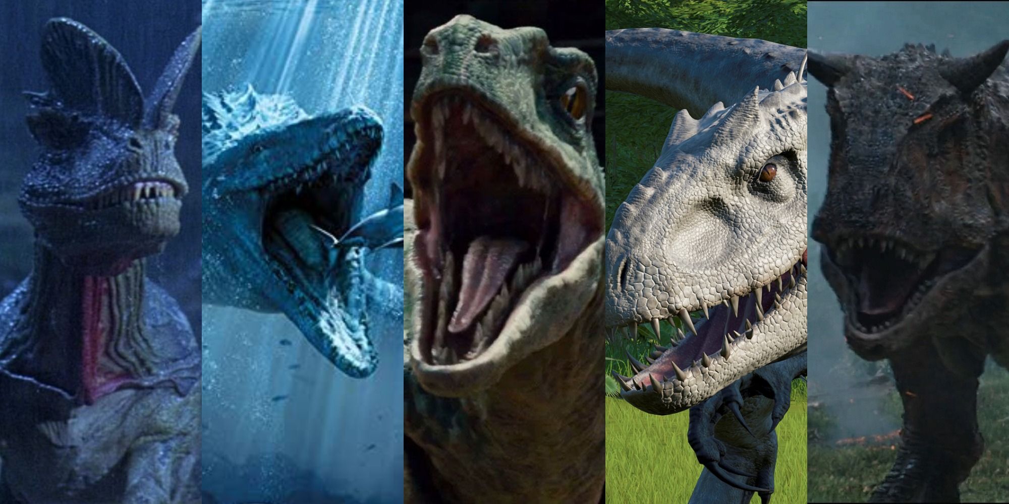 Jurassic Park The 20 Most Powerful Dinosaurs Ranked 