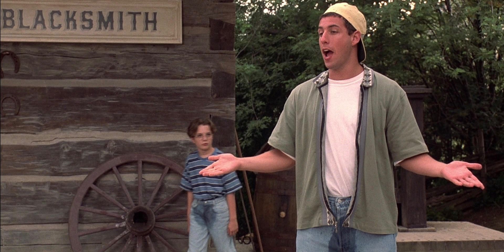 Adam Sandler and Jared Cook as Billy Madison and Ernie