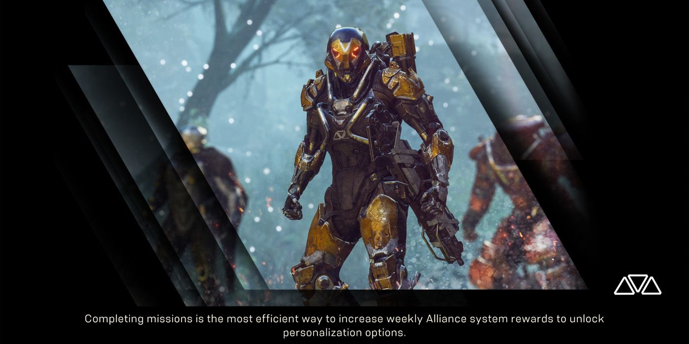 Anthem Loading Screen