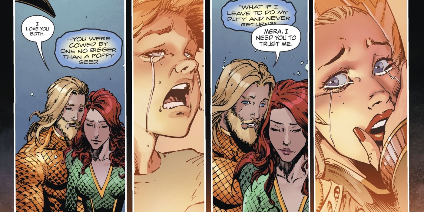 Aquaman Mera Pregnant Baby Comic