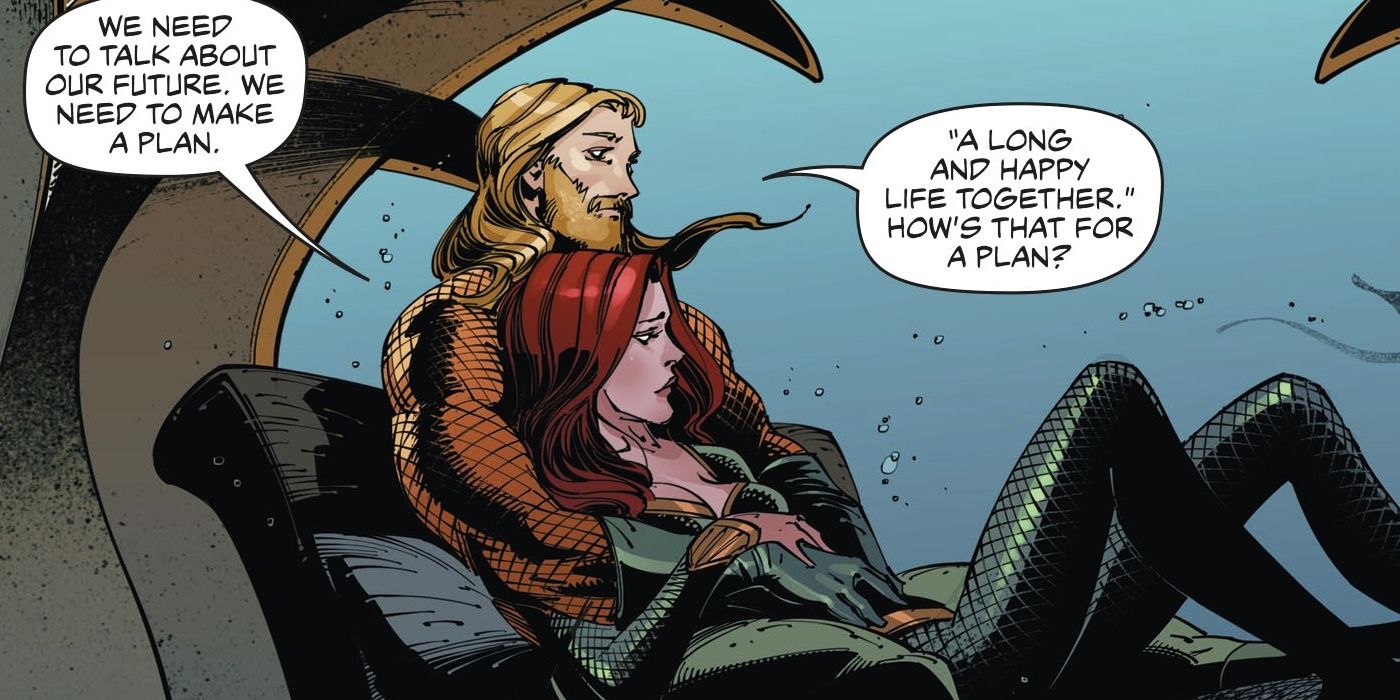 Aquaman and Mera Together DC Comic