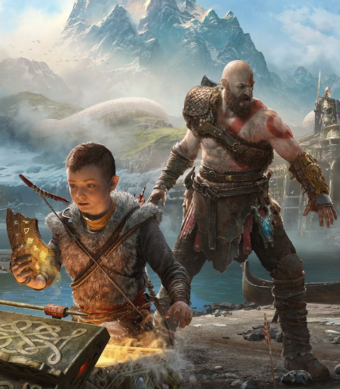 Atreus and Kratos in God of War