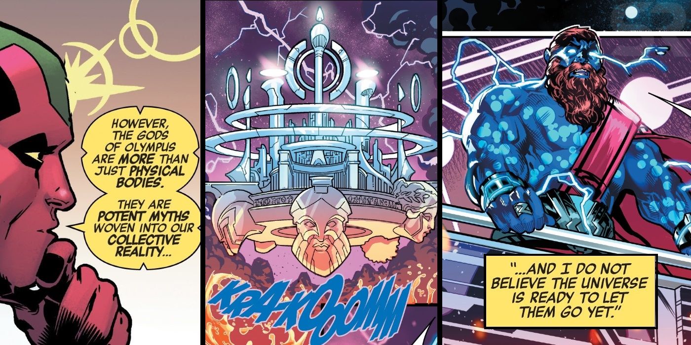 Avengers Comic New Gods Zeus