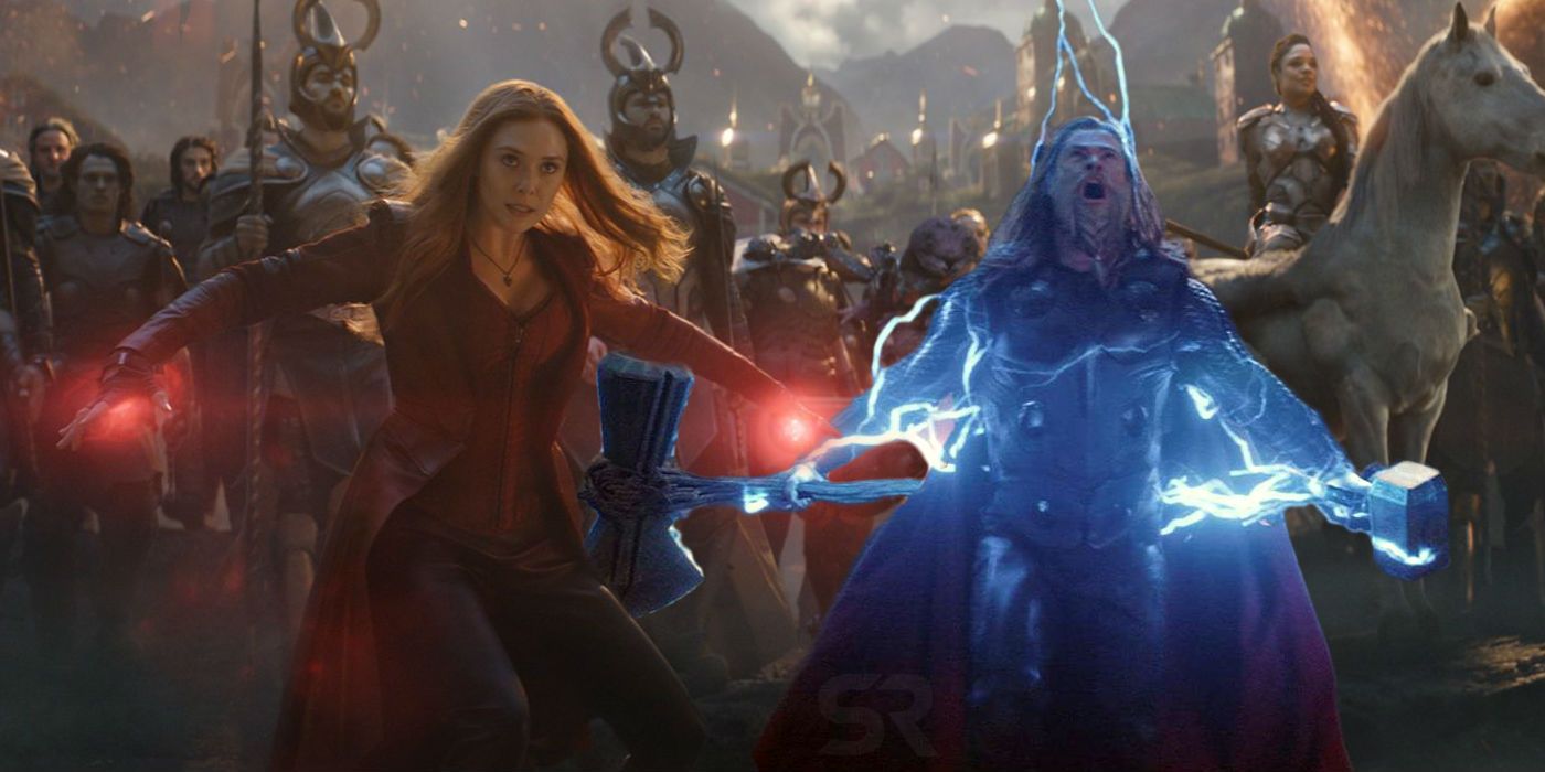 Avengers Endgame Scarlet Witch Thor