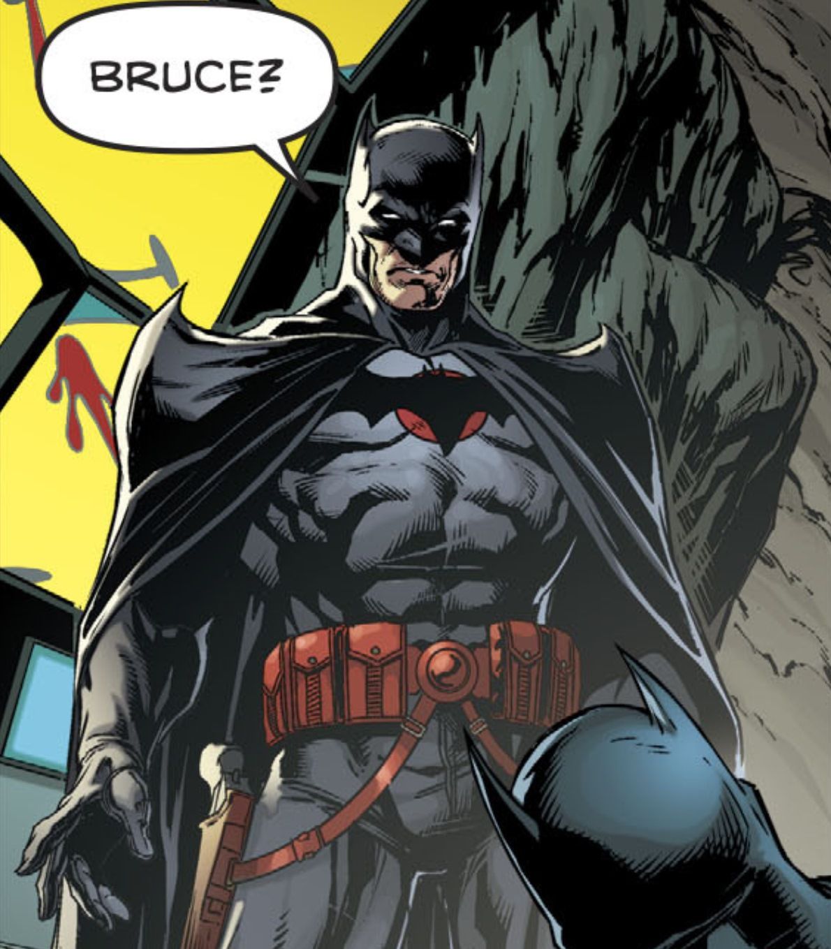 Batman Button Vertical