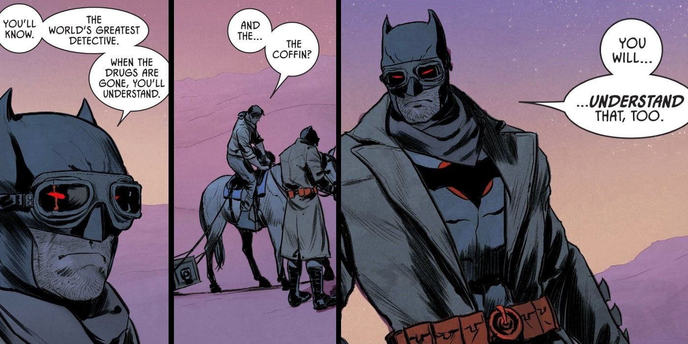 Batman Comic Thomas Wayne in Desert