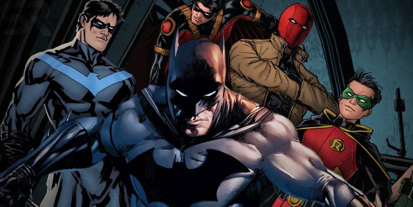 Batman Robins Comic Art