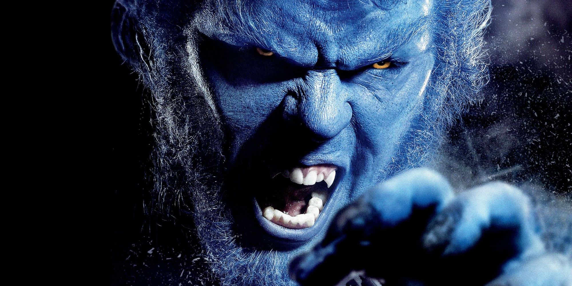 Beast X-Men Nicholas Hoult roaring in promotional image