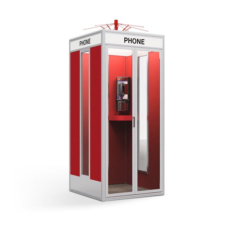 Bill and Ted Phone Booth Time Machine Replica